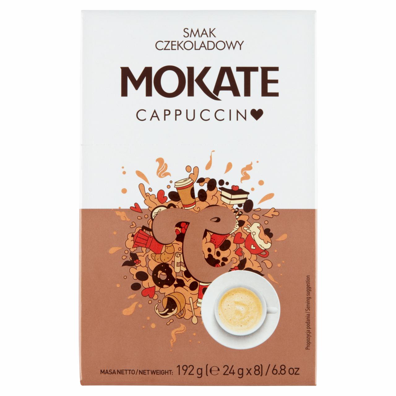 Zdjęcia - Mokate Cappuccino smak czekoladowy 192 g (8 x 24 g)