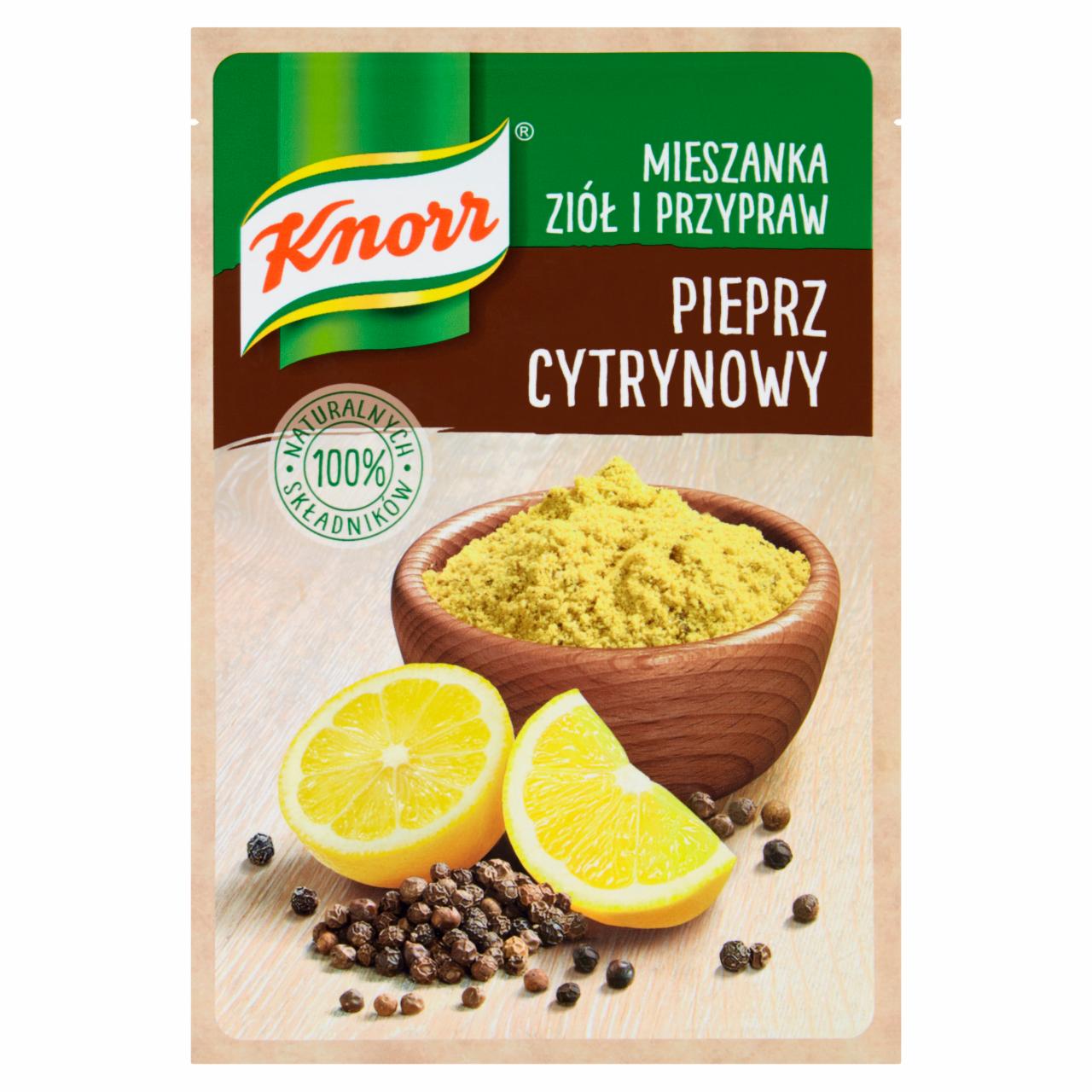 Zdjęcia - Knorr Mieszanka ziół i przypraw pieprz cytrynowy 15 g