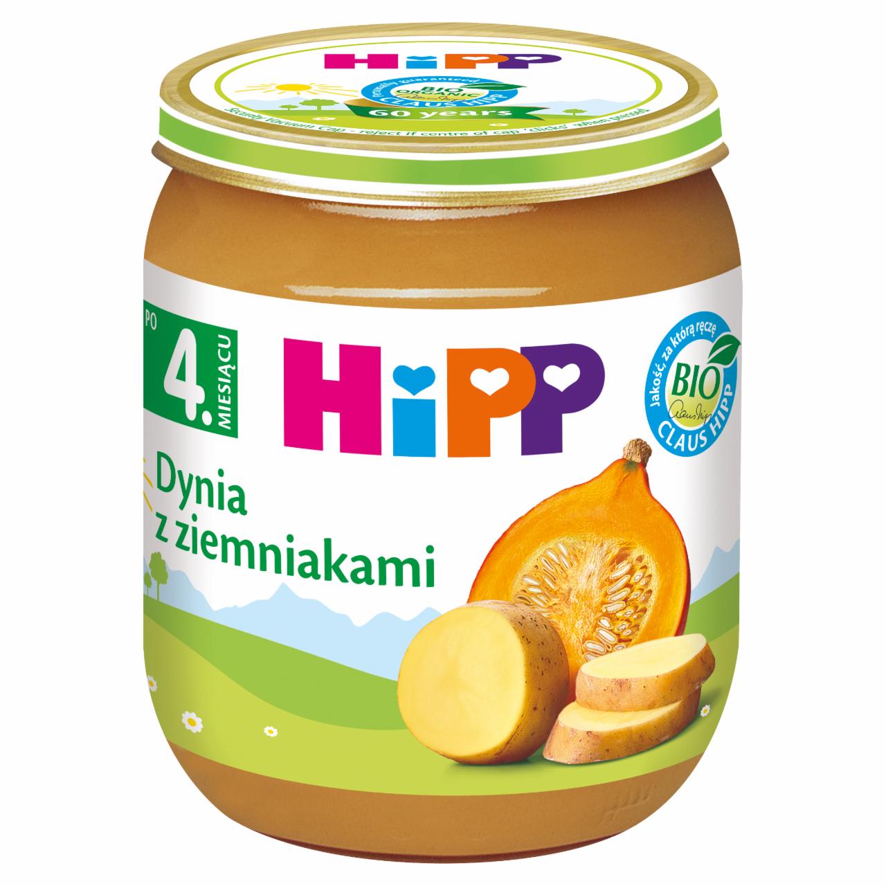 Zdjęcia - HiPP BIO Dynia z ziemniakami po 4. miesiącu 125 g