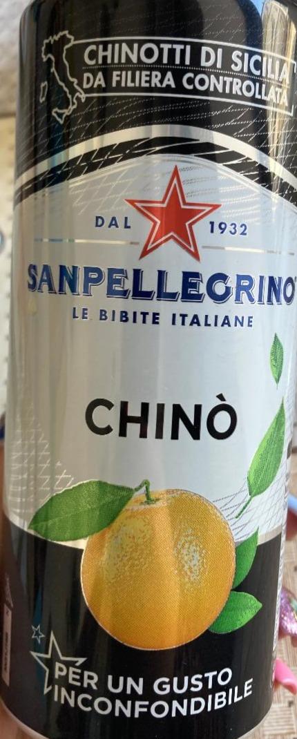 Zdjęcia - Chino Gazowany napój z gorzkiej pomarańczy chinotto San Pellegrino