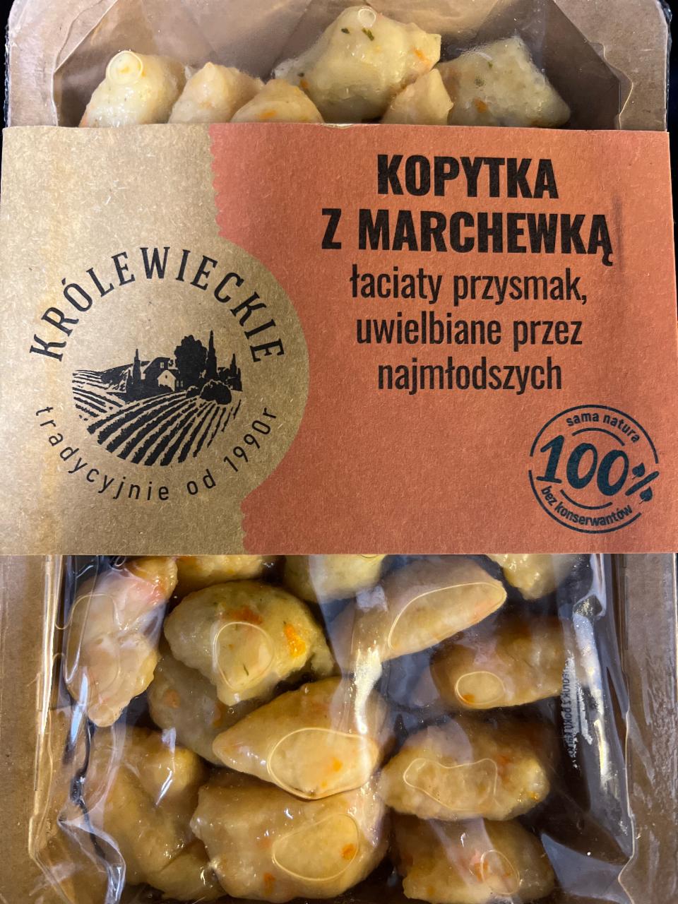 Zdjęcia - Kopytka z marchewką Królewieckie