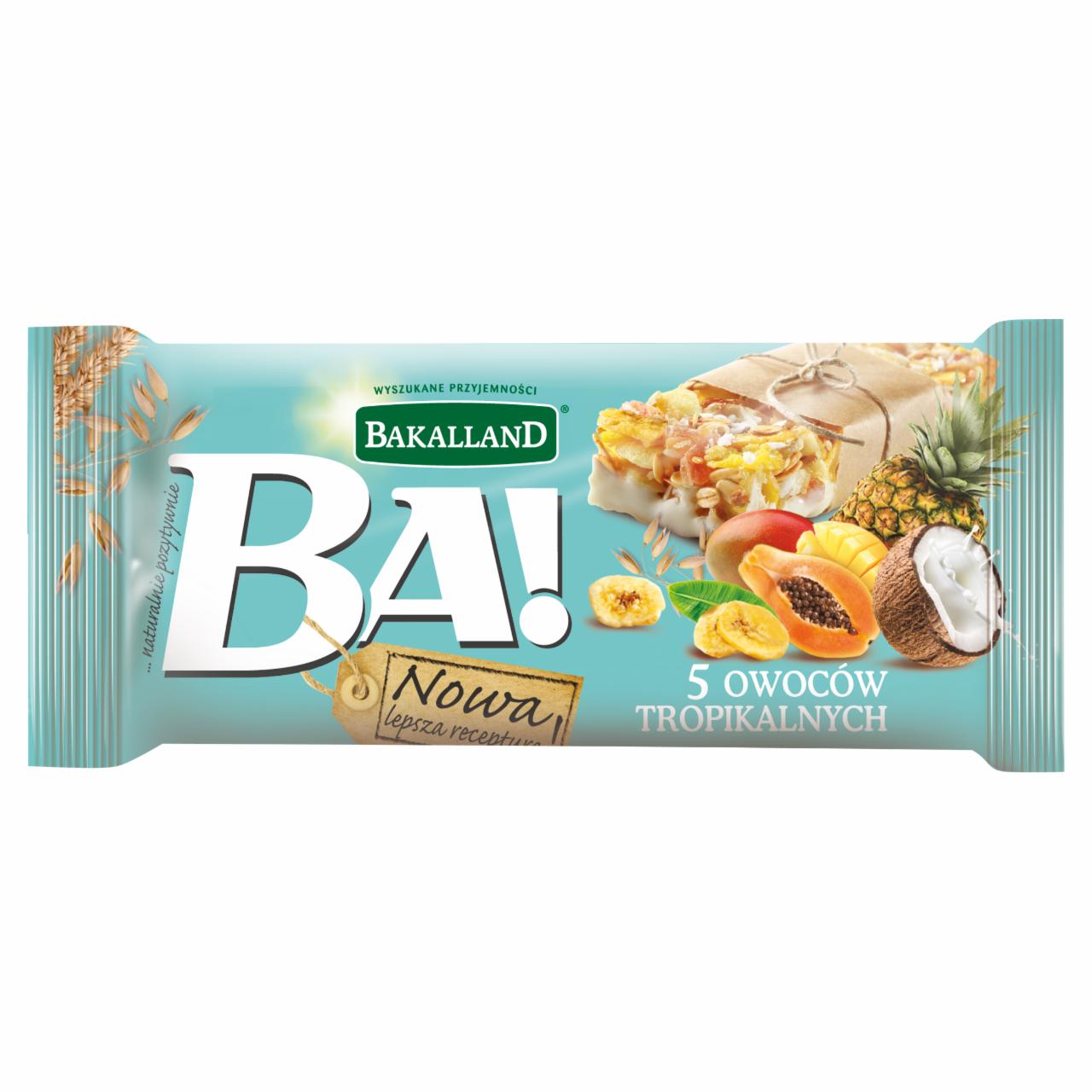 Zdjęcia - Bakalland Ba! Baton zbożowy truskawka i quinoa 30 g