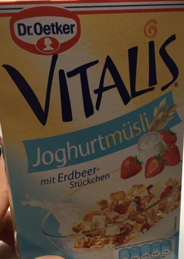 Zdjęcia - vitalis Johurt Musli mit Erdbeere