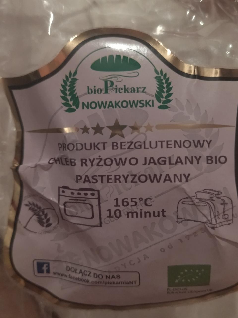 Zdjęcia - Bio piekarz Nowakowski chleb ryżowo jaglany bio