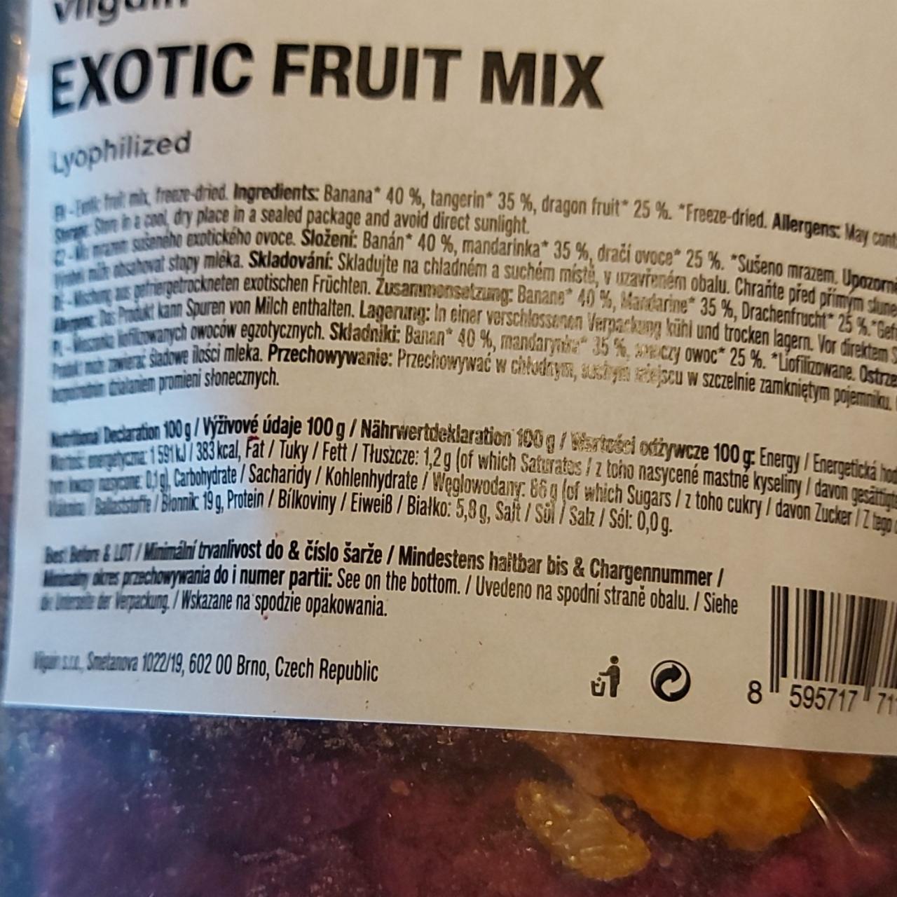 Zdjęcia - Exotic Fruit Mix Lyophilized Vilgain