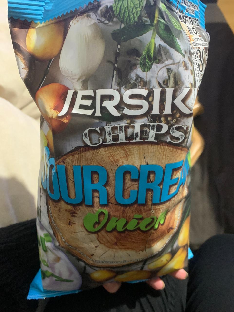 Zdjęcia - Sour cream onion Jersika's chips