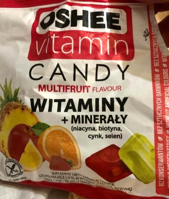 Zdjęcia - Oshee Vitamin Suplement diety karmelki twarde o smaku wieloowocowym 90 g