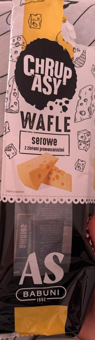 Zdjęcia - Chrupasy Wafle serowe z ziołami prowansalskimi As-Babuni