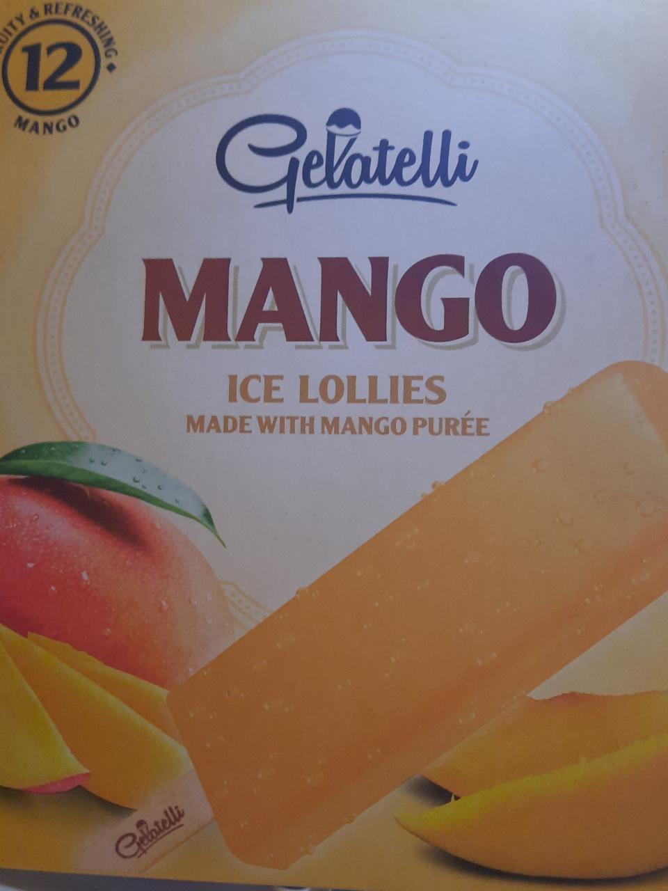 Zdjęcia - lody Gelatelli Mango 