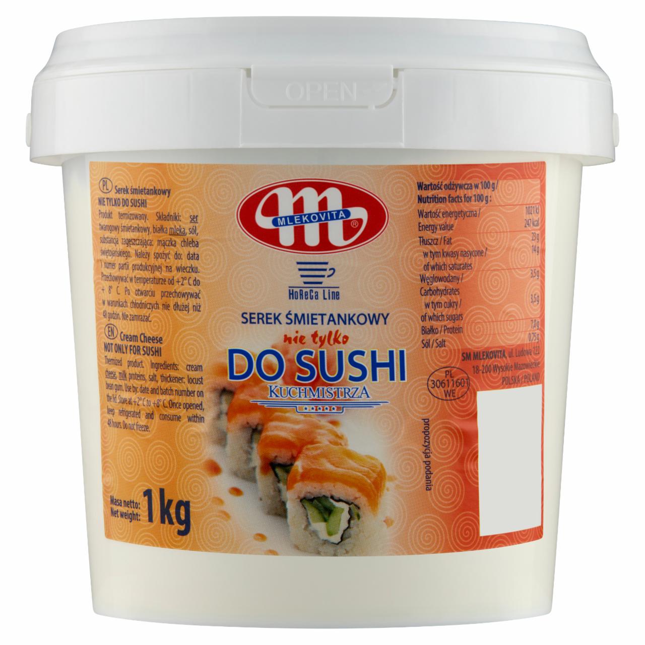 Zdjęcia - Mlekovita Horeca Line Serek Kuchmistrza śmietankowy 1 kg