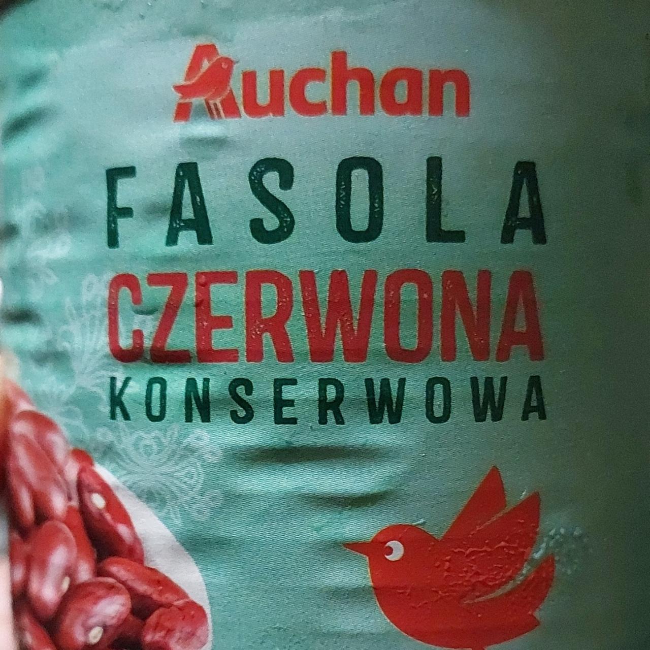 Zdjęcia - Fasola czerwona konserwowa Auchan