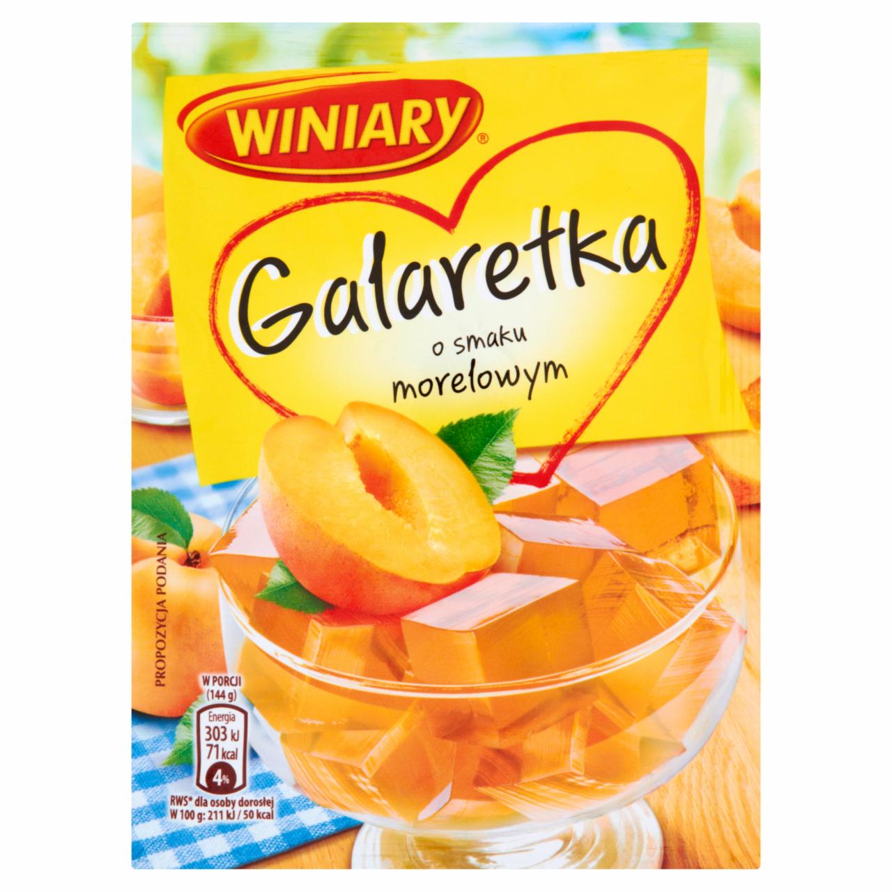 Zdjęcia - Winiary Galaretka o smaku morelowym 75 g