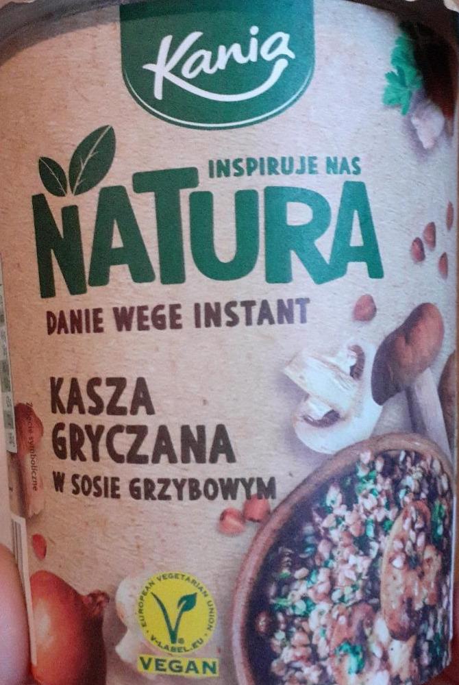 Zdjęcia - Danie wege instant kasza gryczana z grzybami Kania