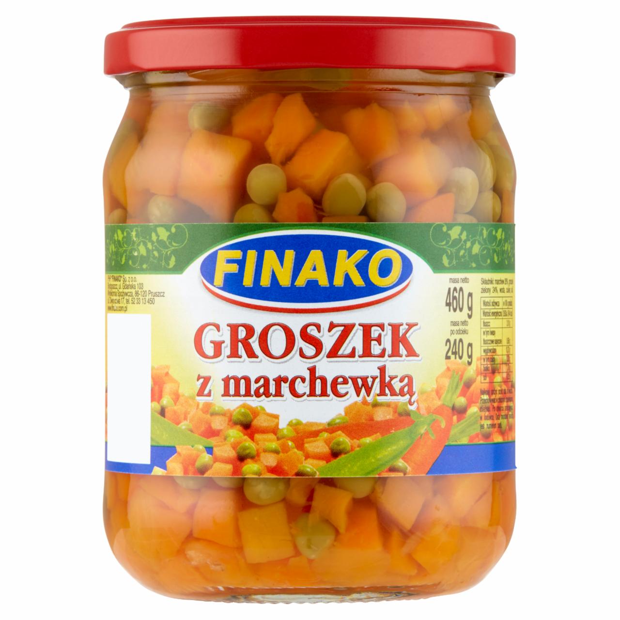 Zdjęcia - Finako Groszek z marchewką