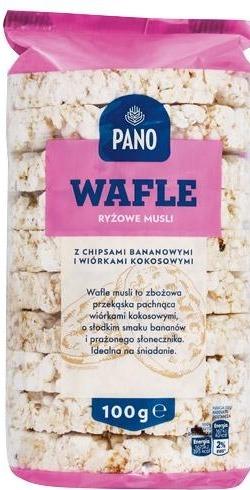 Zdjęcia - wafle ryżowe musli PANO