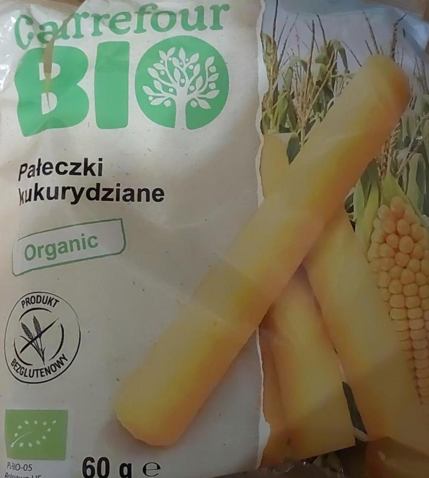 Zdjęcia - Paleczki kukurydziane Carrefour Bio