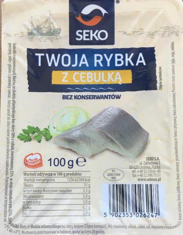 Zdjęcia - Twoja rybka z cebulką SEKO