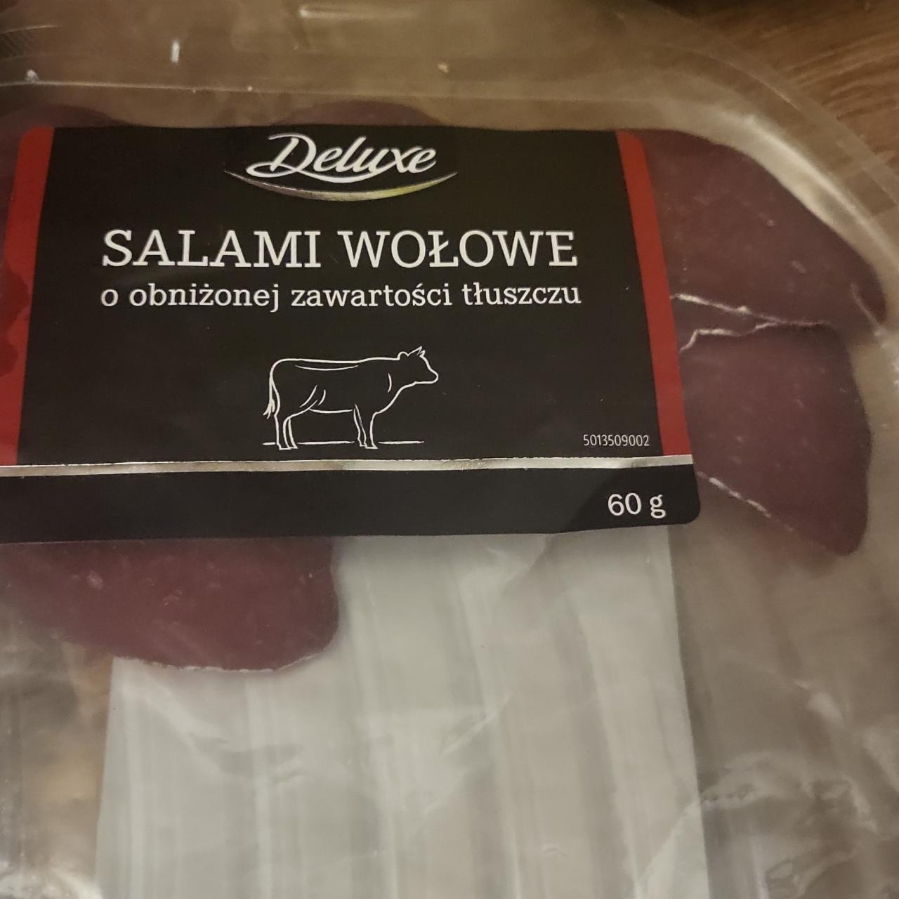 Zdjęcia - Salami wołowe Deluxe Lidl