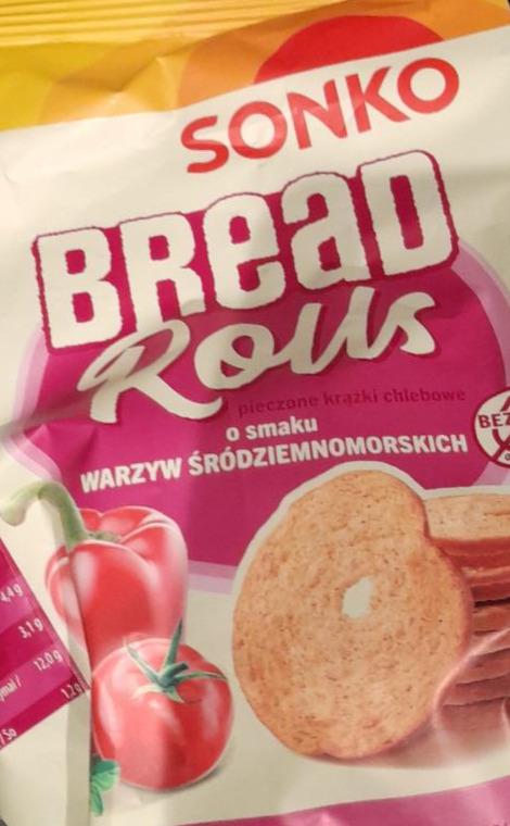 Zdjęcia - Sonko Bread Rolls Pieczone krążki chlebowe o smaku warzyw śródziemnomorskich 70 g