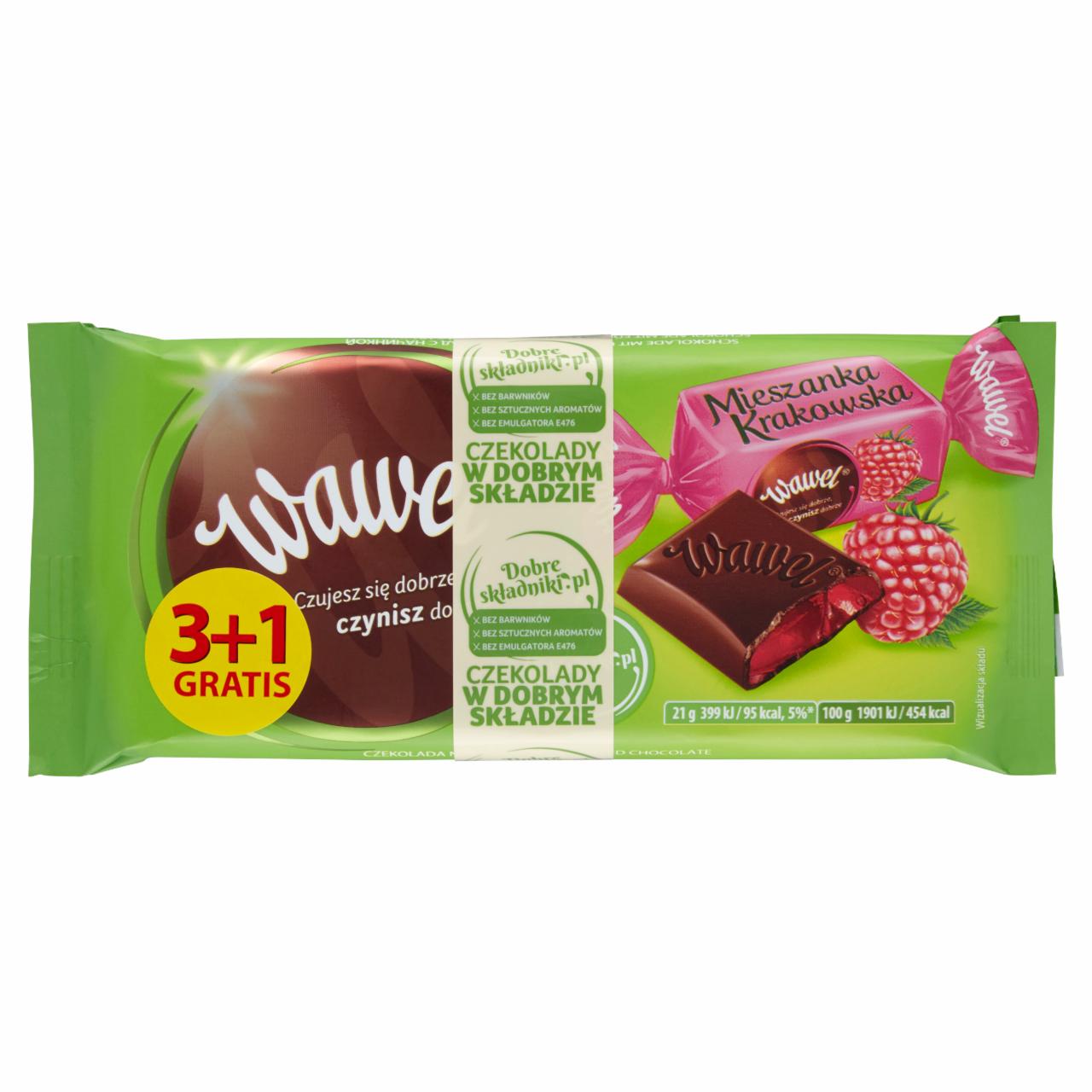 Zdjęcia - Wawel Mieszanka Krakowska Czekolada nadziewana 420 g (4 x 105 g)