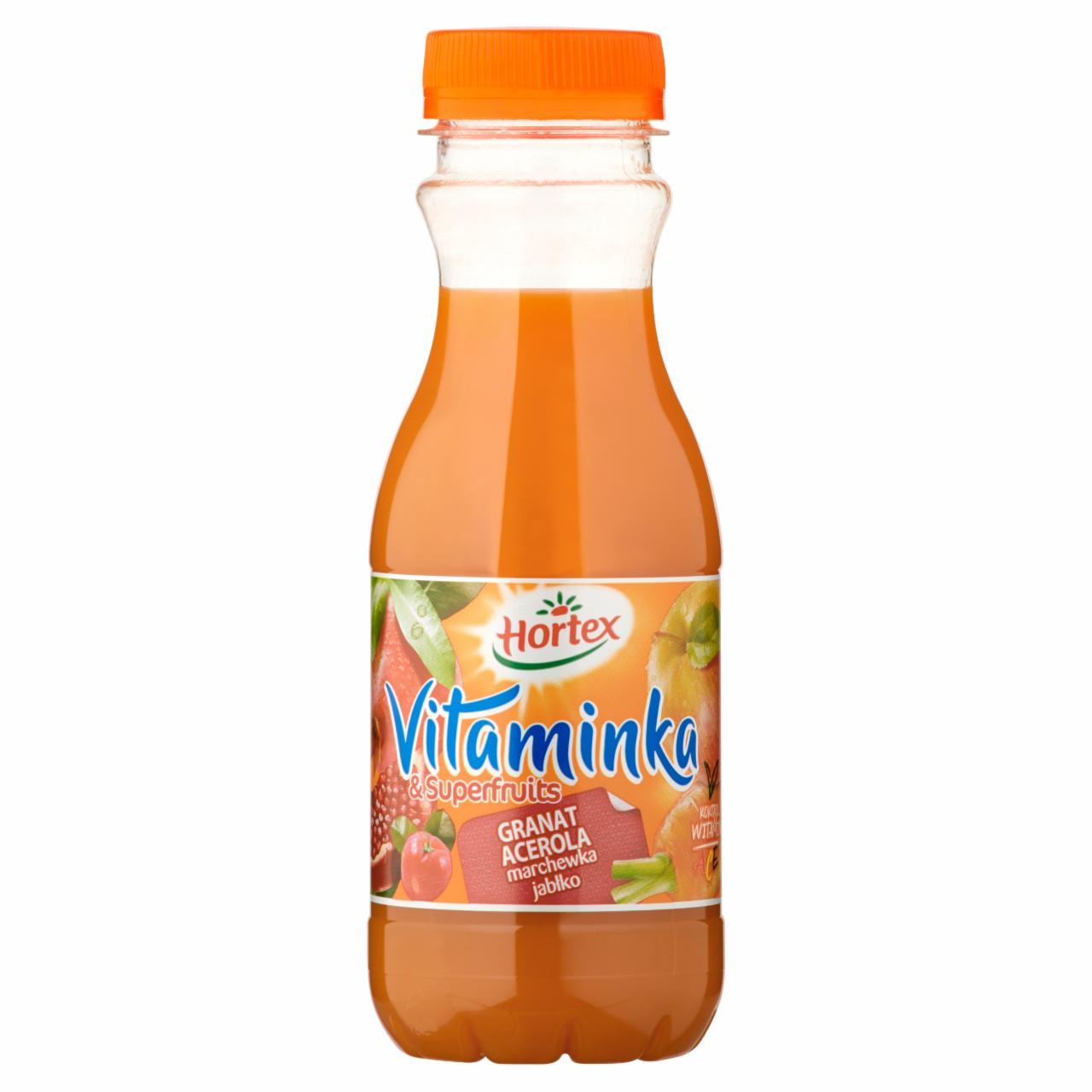 Zdjęcia - Hortex Vitaminka & Superfruits Granat acerola marchewka jabłko Sok 300 ml