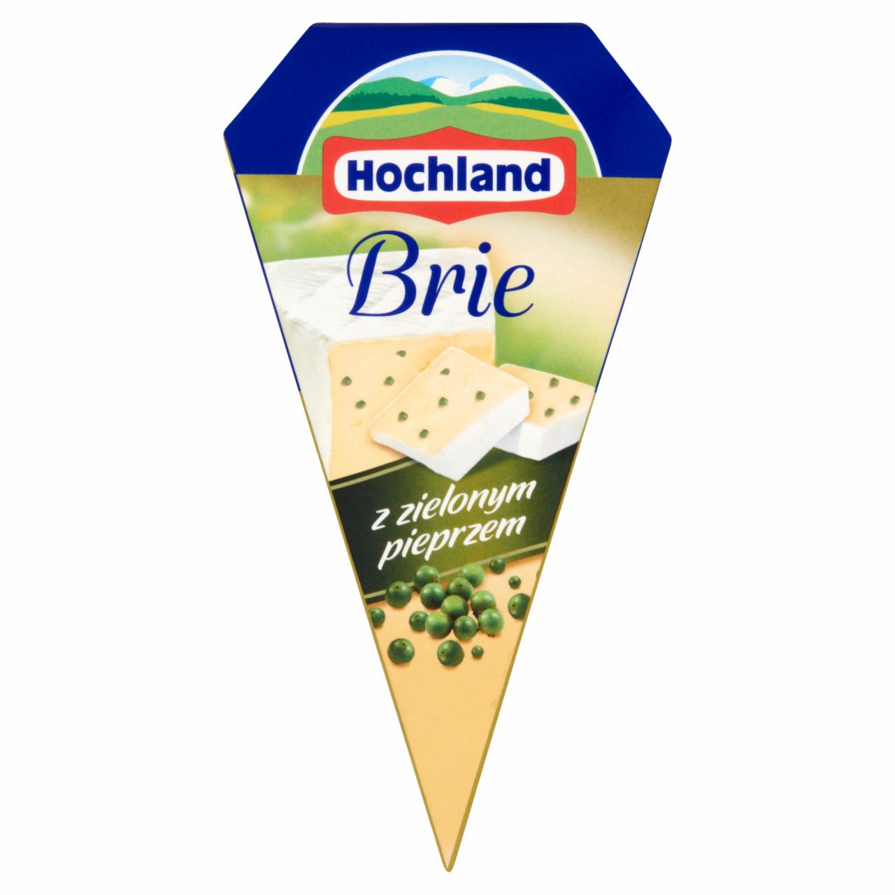 Zdjęcia - Hochland Brie z zielonym pieprzem Ser 125 g