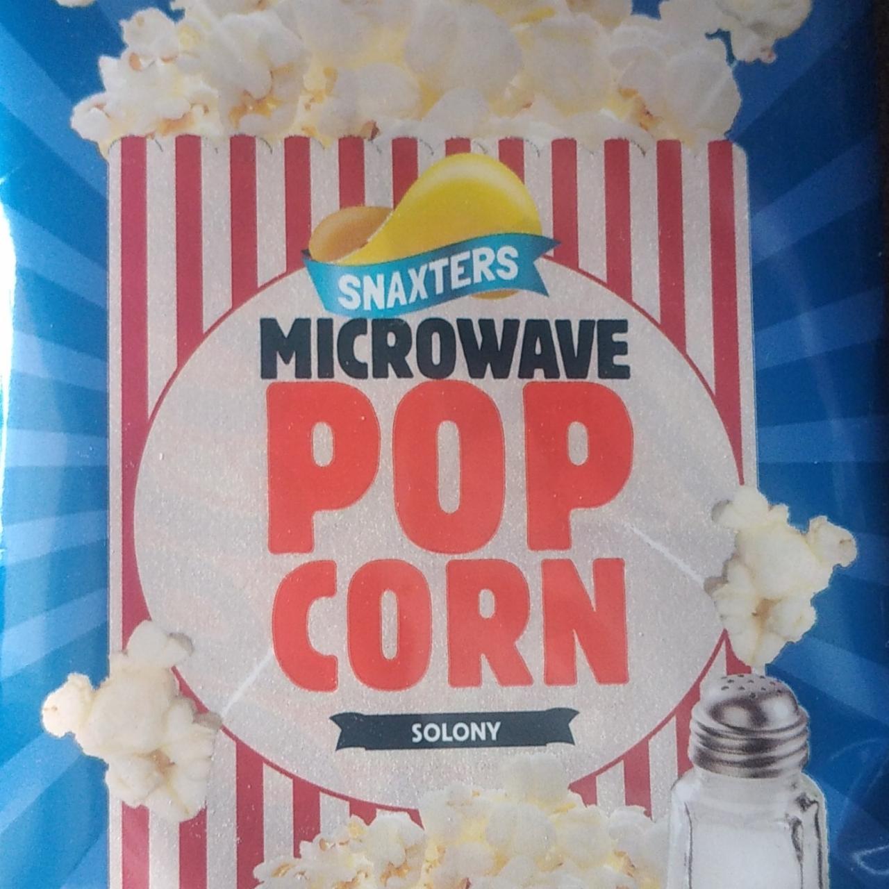 Zdjęcia - Microwave popcorn solony Snaxters
