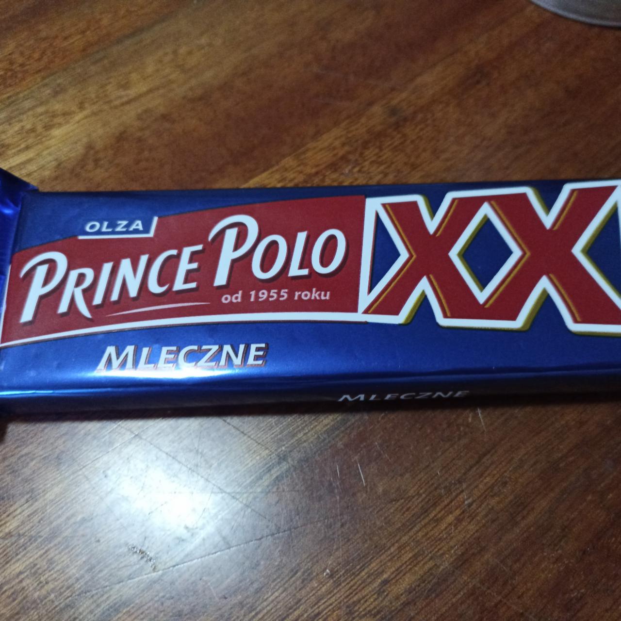 Zdjęcia - Prince Polo XXL Mleczne Kruchy wafelek z kremem kakaowym oblany czekoladą mleczną 50 g
