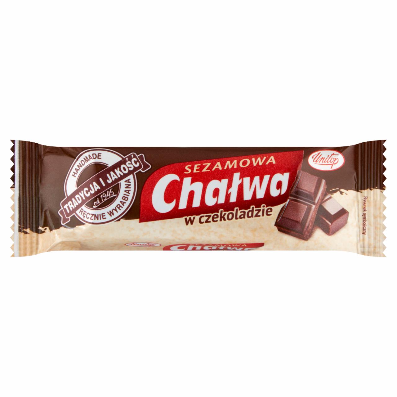 Zdjęcia - Unitop Chałwa sezamowa w czekoladzie 50 g