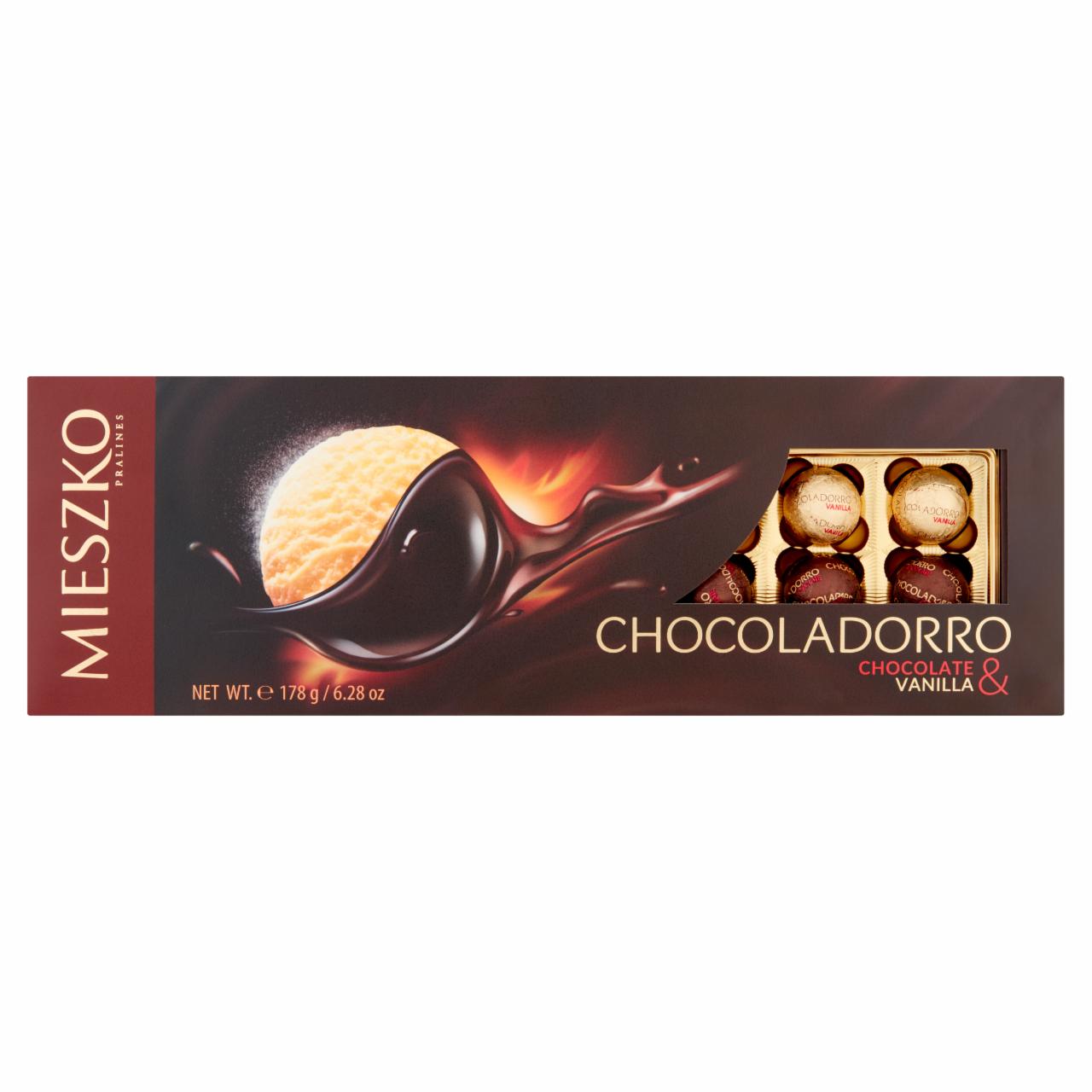 Zdjęcia - Mieszko Chocoladorro Praliny czekoladowe i waniliowe 178 g