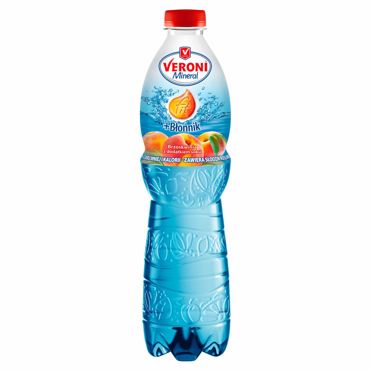 Zdjęcia - Veroni Mineral Fit Brzoskwinia z dodatkiem soku Napój niegazowany 1,5 l