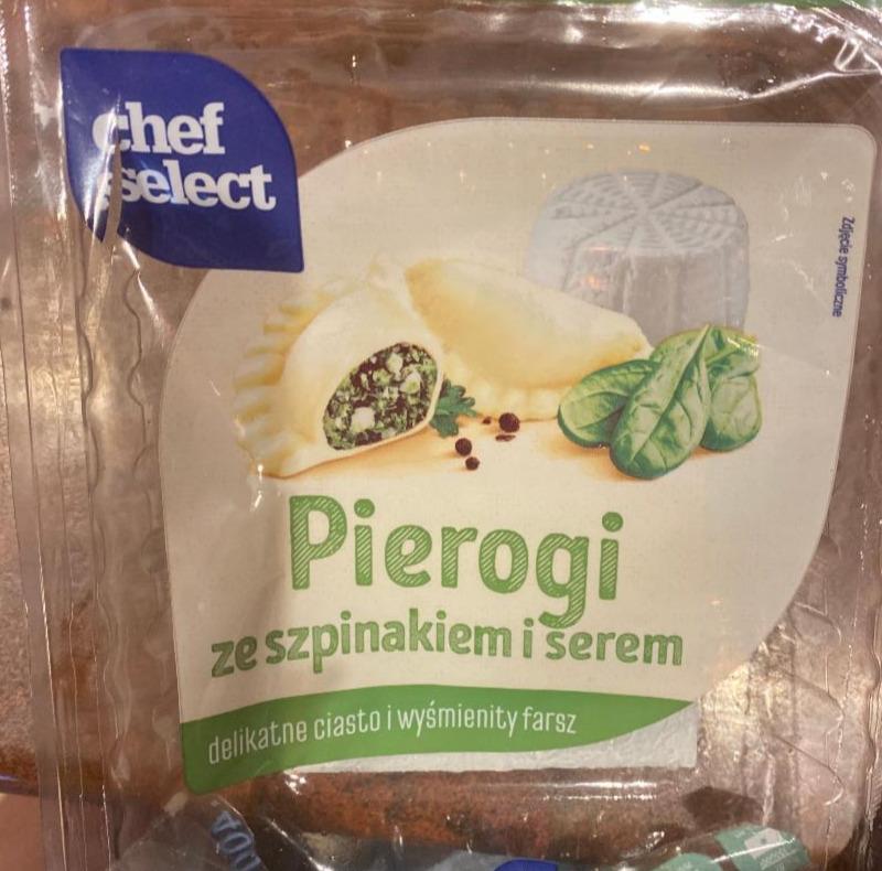 Zdjęcia - pierogi ze szpinakiem i serem Chef select