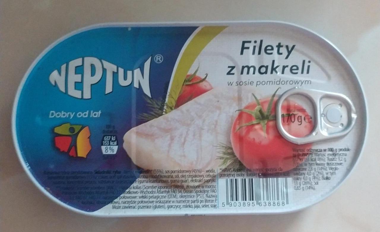 Zdjęcia - Filety z makreli w sosie pomidorowym Neptun