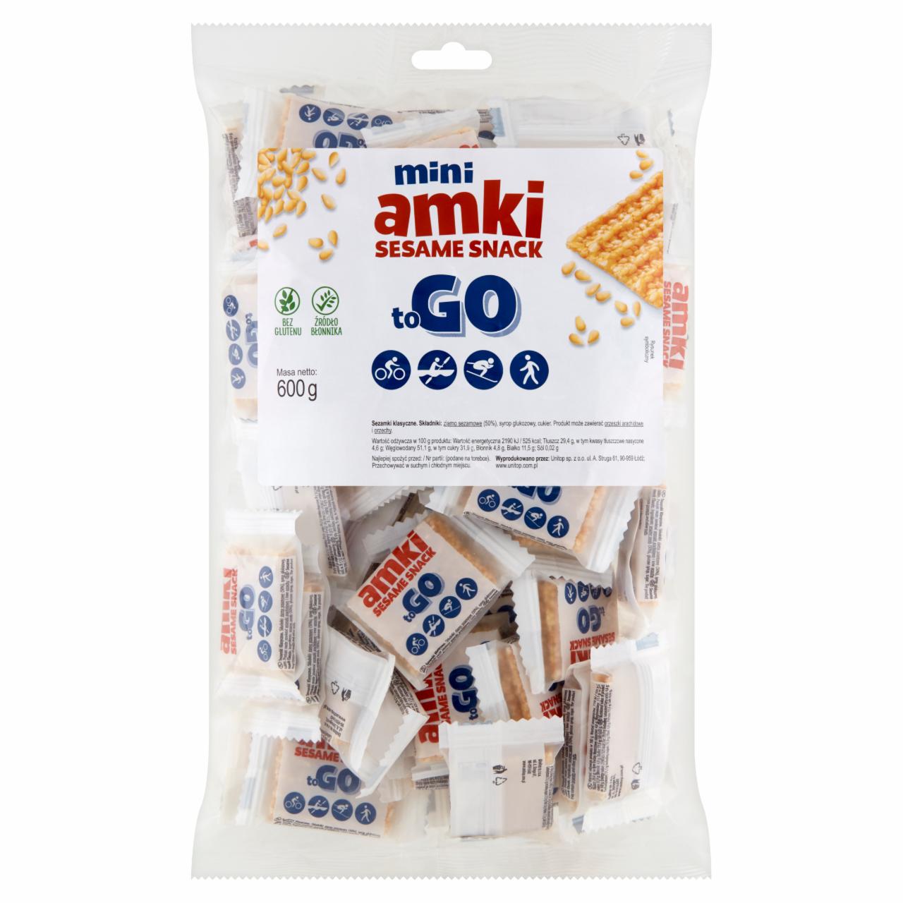 Zdjęcia - Amki to Go Mini sezamki klasyczne 600 g