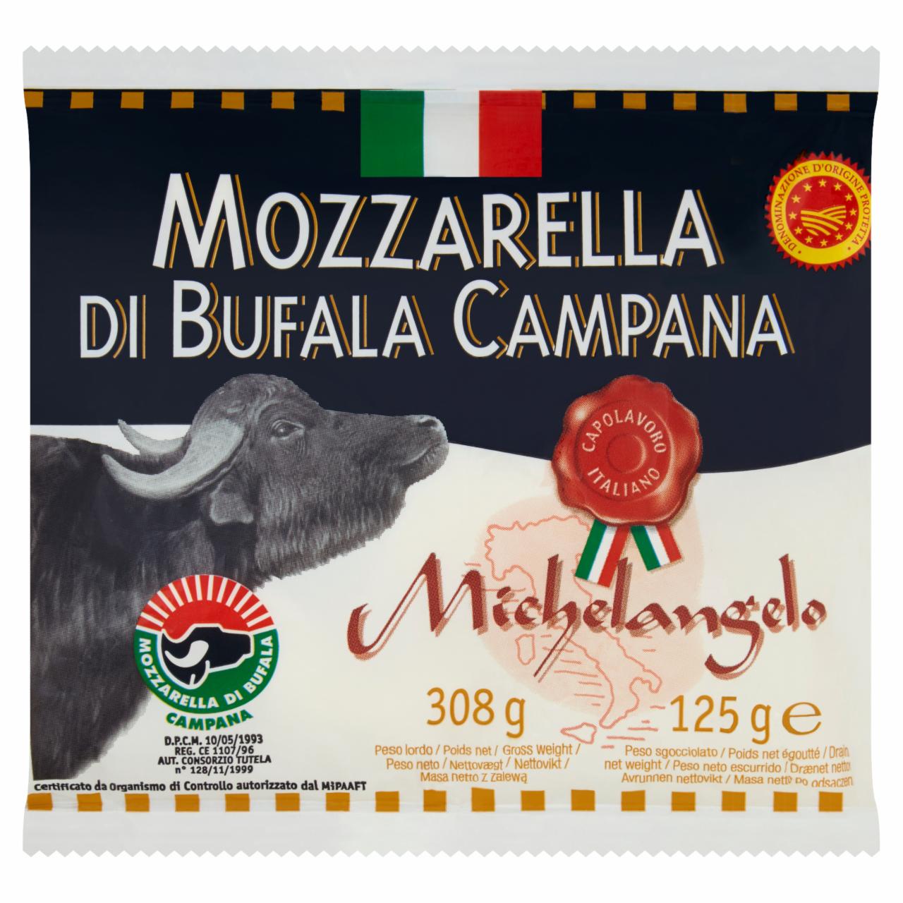 Zdjęcia - Michelangelo Ser Mozzarella di Bufala Campana 125 g