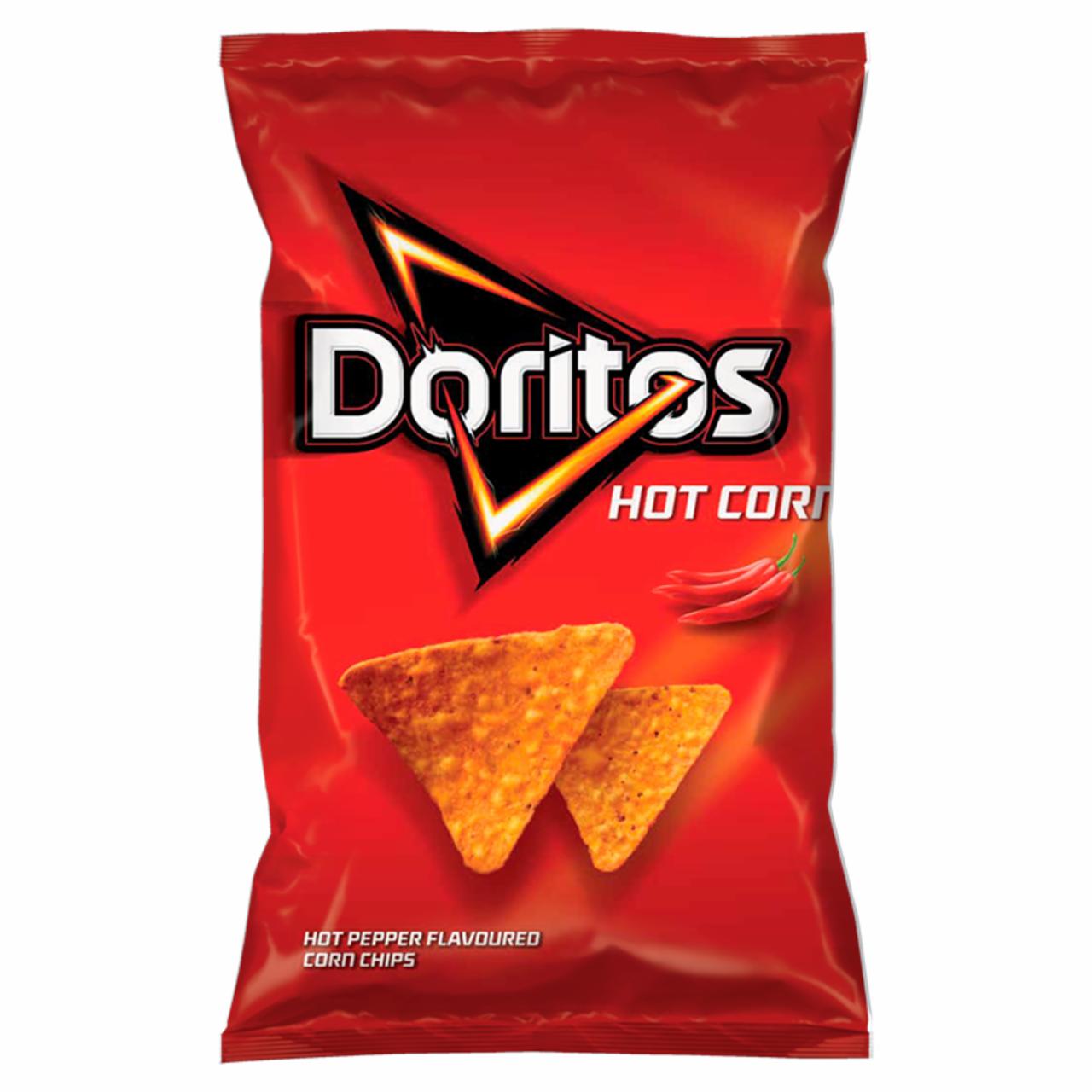 Zdjęcia - Doritos Hot Corn Chipsy kukurydziane o smaku ostrej papryki 100 g