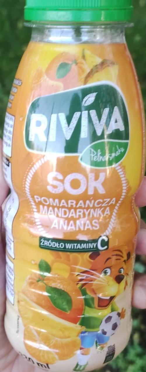 Zdjęcia - Sok pomarańcza mandarynka ananas Riviva