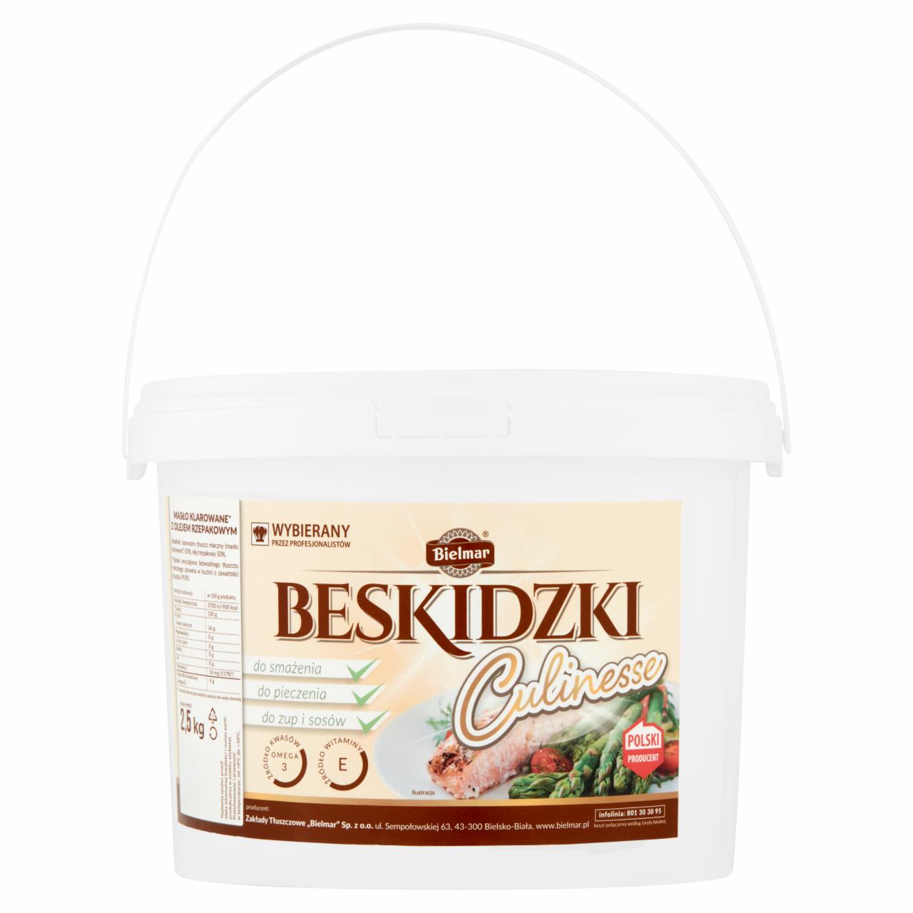 Zdjęcia - Bielmar Beskidzki Masło klarowane z olejem rzepakowym 2,5 kg