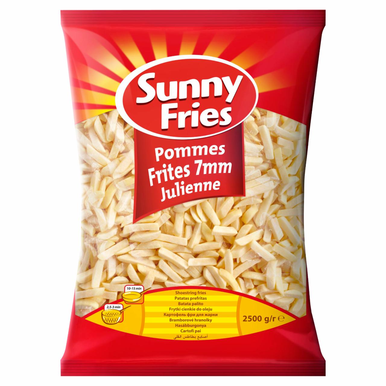 Zdjęcia - Sunny Fries Frytki cienkie do oleju 7 mm 2,5 kg