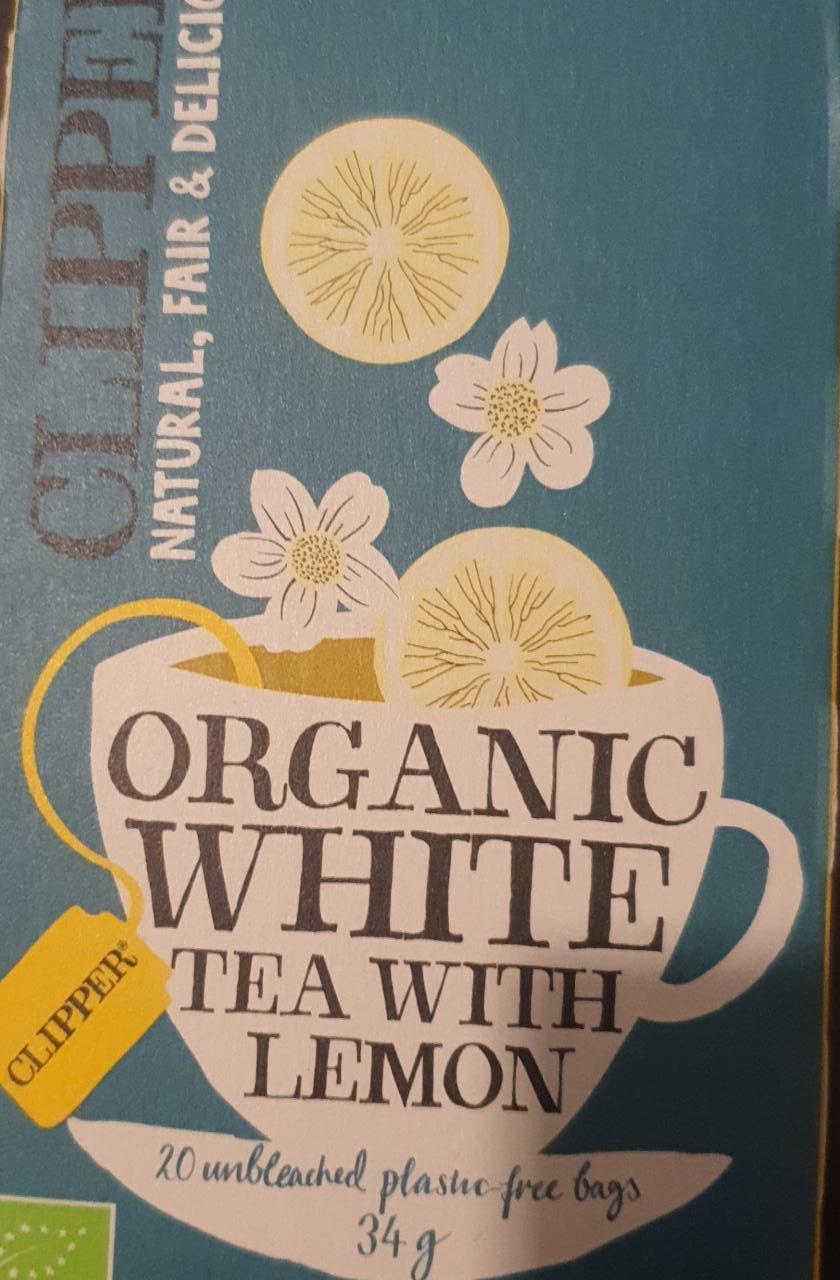 Zdjęcia - Organic white tea with lemon Clipper