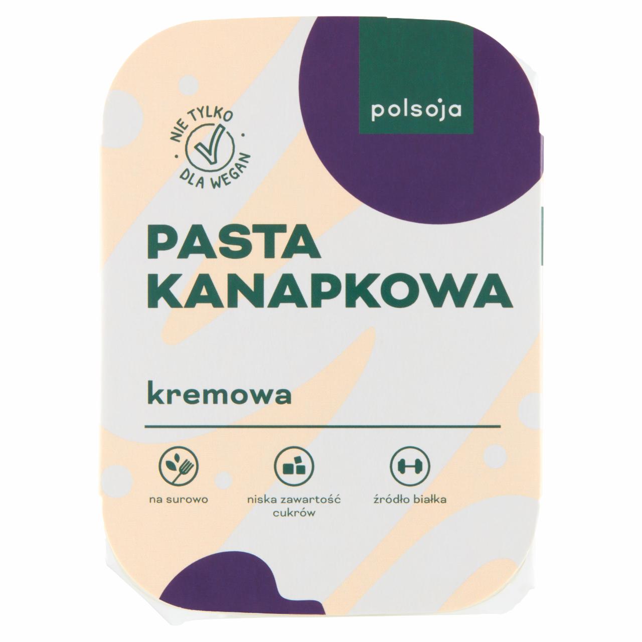 Zdjęcia - Polsoja Pasta kanapkowa kremowa 125 g