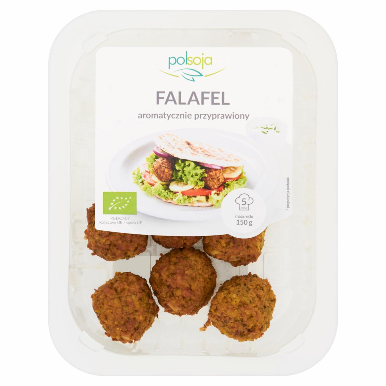 Zdjęcia - Polsoja Falafel aromatycznie przyprawiony 150 g