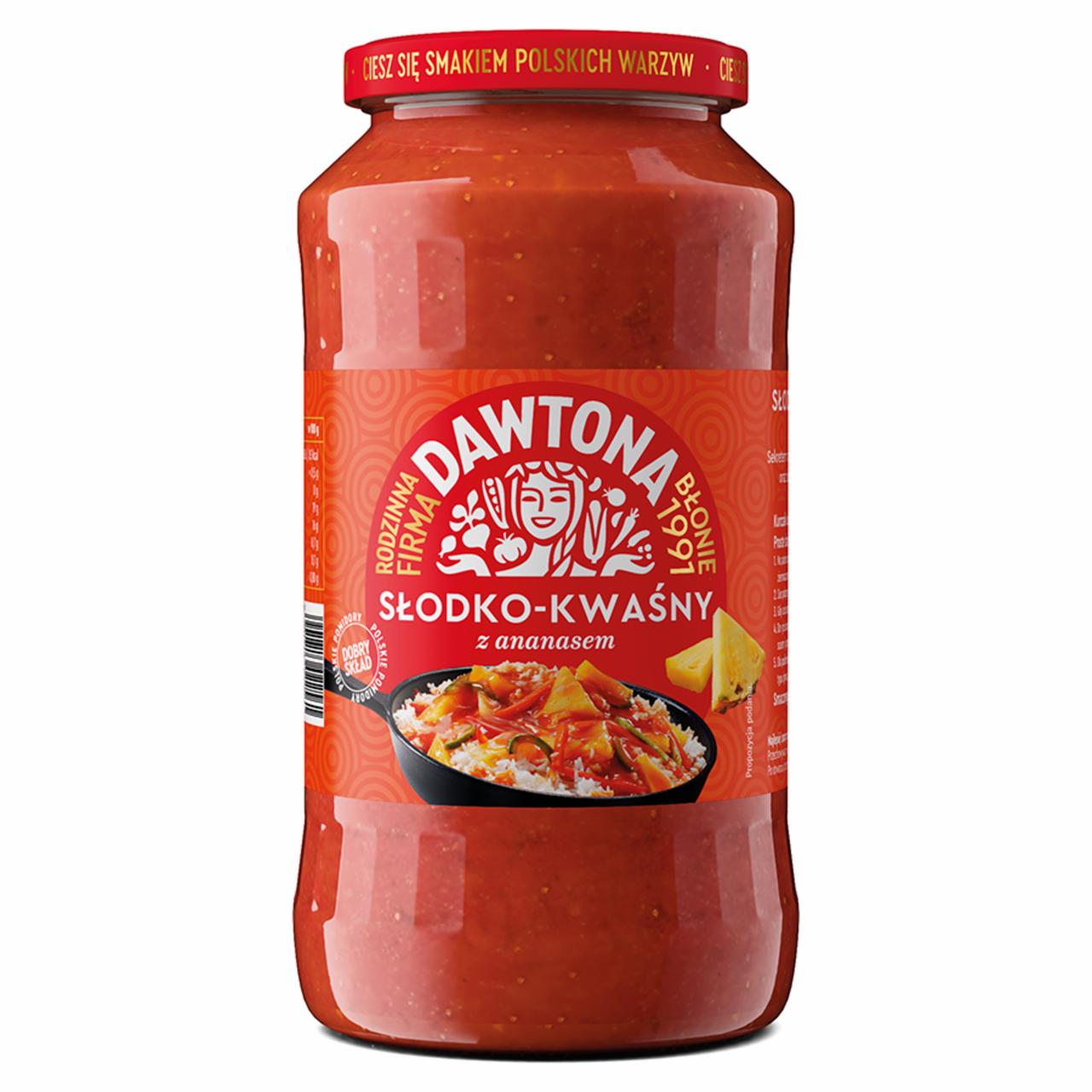 Zdjęcia - Dawtona Sos słodko-kwaśny z ananasem 700 g