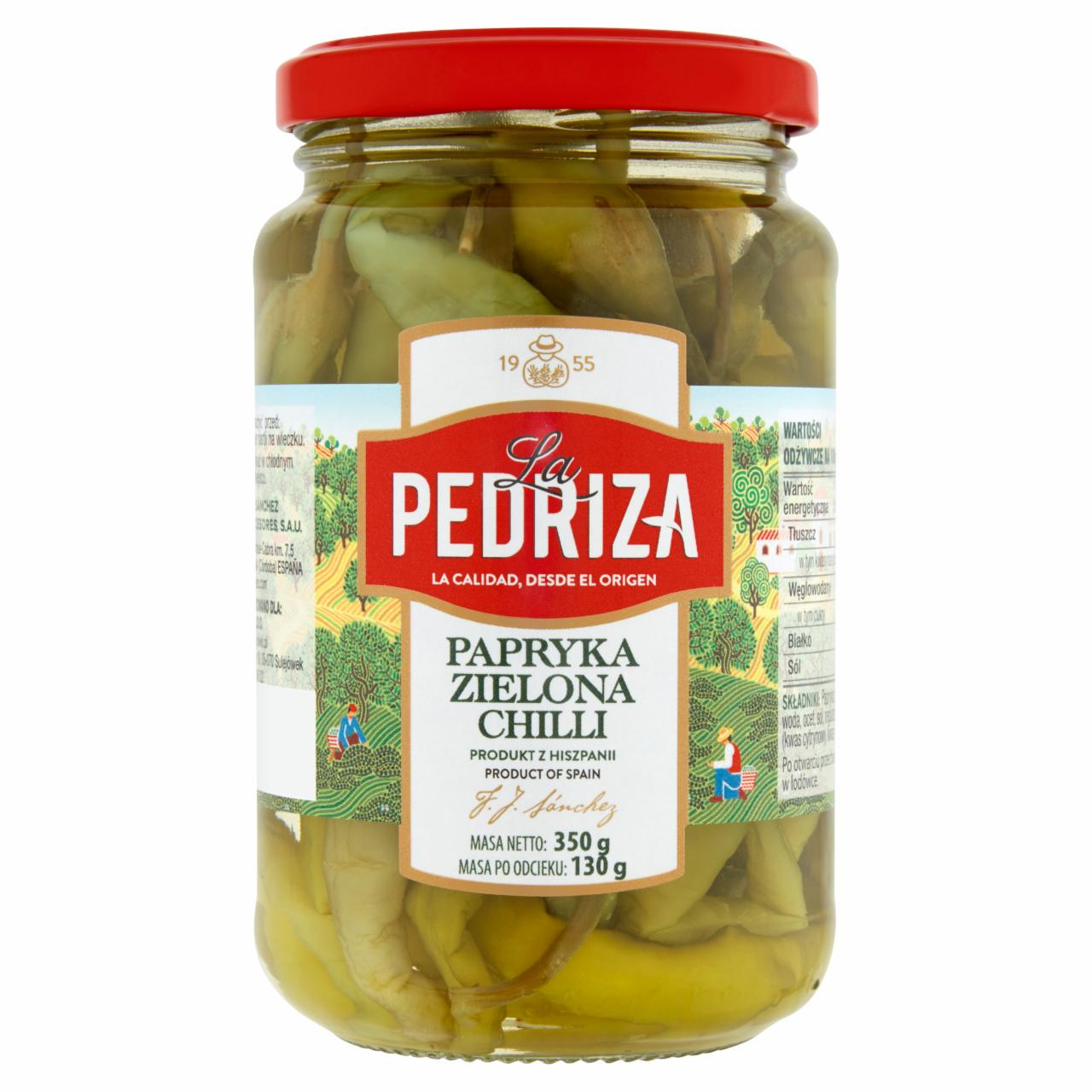 Zdjęcia - La Pedriza Papryka zielona chilli 350 g