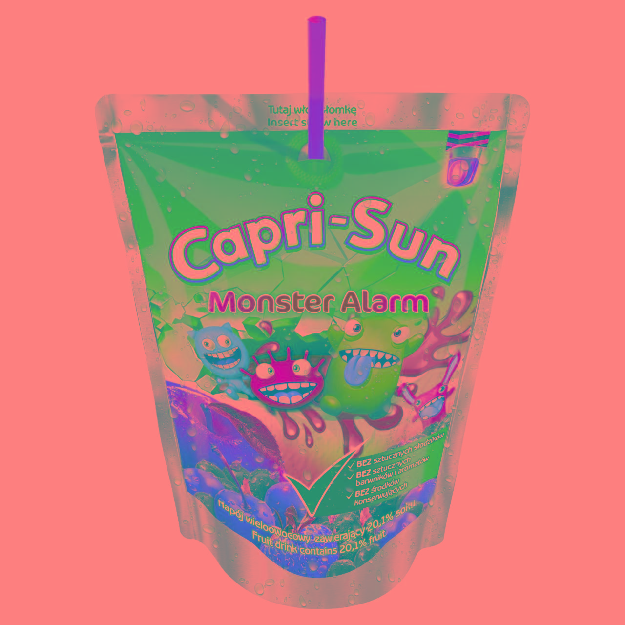 Zdjęcia - Capri-Sun Monster Alarm Napój wieloowocowy 200 ml