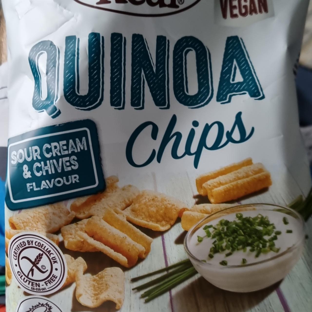 Zdjęcia - Eat real Quinoa chips sour cream & chives flavour