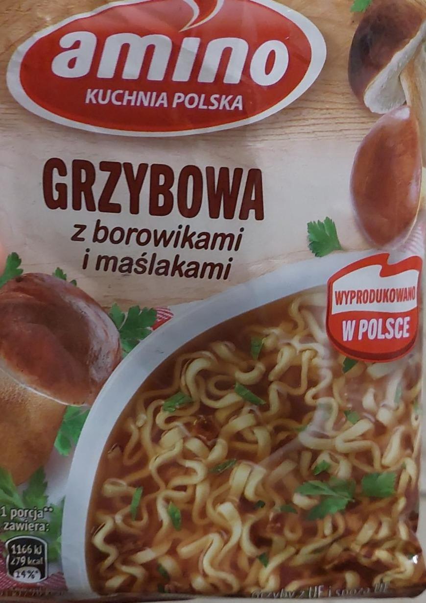 Zdjęcia - Grzybowa z borowikami i maślakami Amino