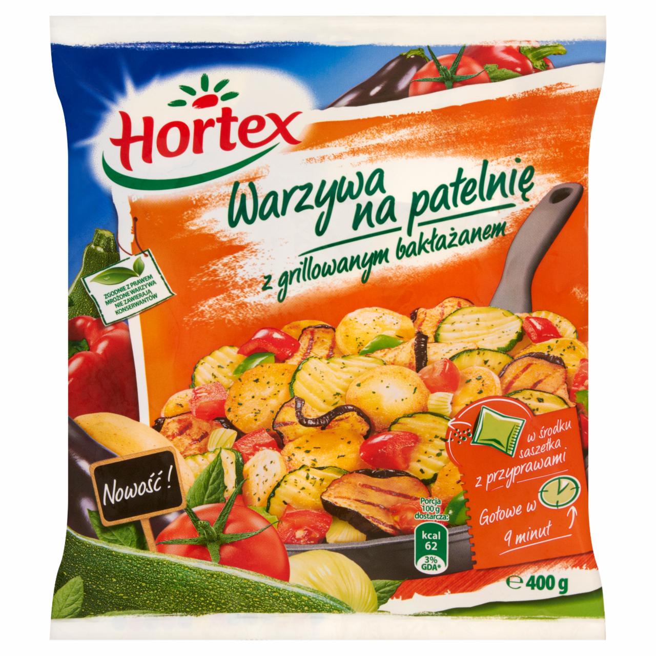 Zdjęcia - Hortex Warzywa na patelnię z grillowanym bakłażanem 400 g