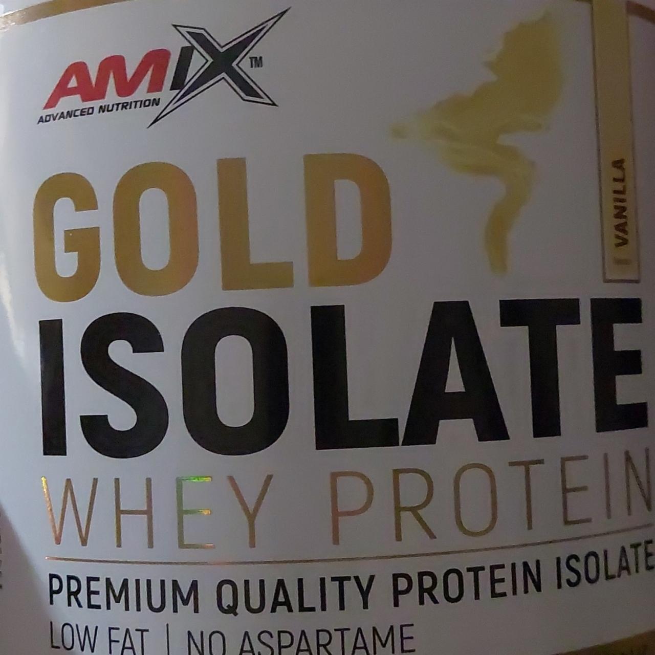 Zdjęcia - gold isolate whey protein vanilla Amix
