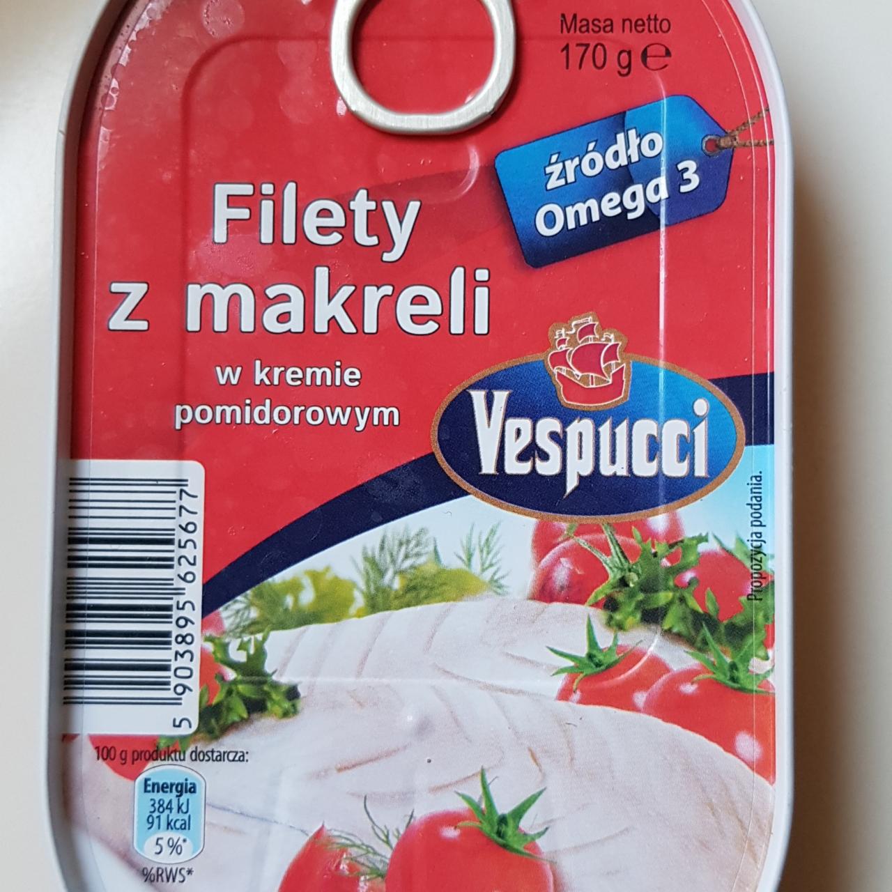 Zdjęcia - Filety z makreli w kremie pomidorowym Vespucci